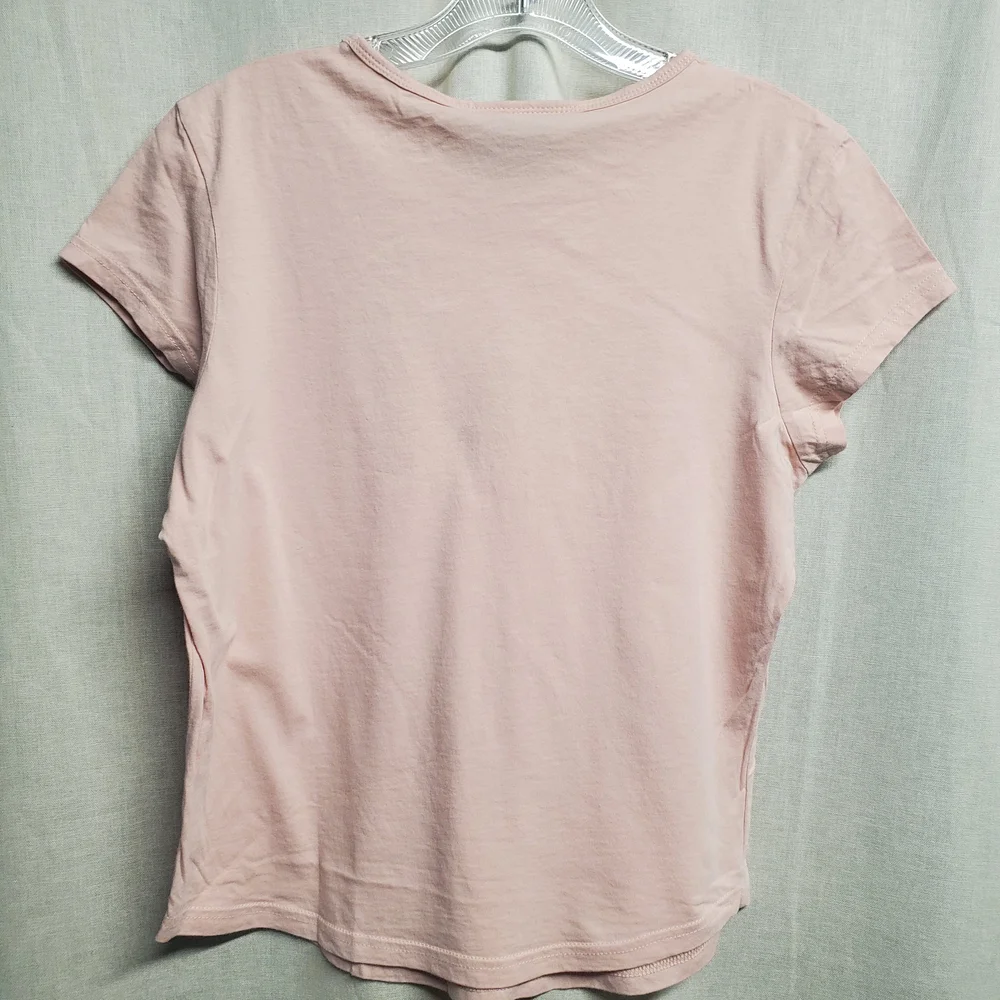 Express Pink Sequin Butterfly Women's Top - Picture 3 of 8